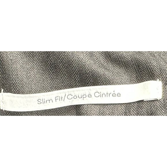 Calvin Klein Mens Pants Slim Fit CK Cotton Blended Black Size 40x32 - Picture 8 of 13